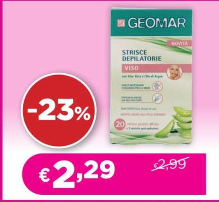 GEOMAR STRISCE DEPILATORIE VISO
