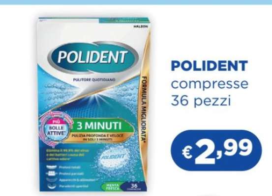 POLIDENT compresse 36 pezzi