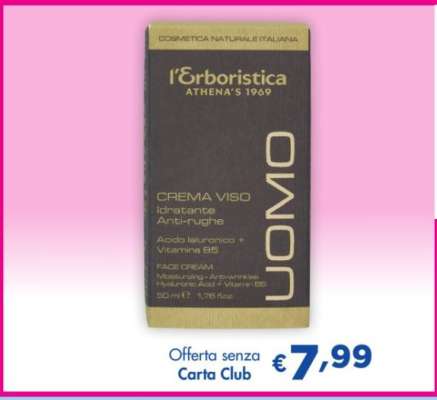 l'Erboristica UOMO Crema Viso
