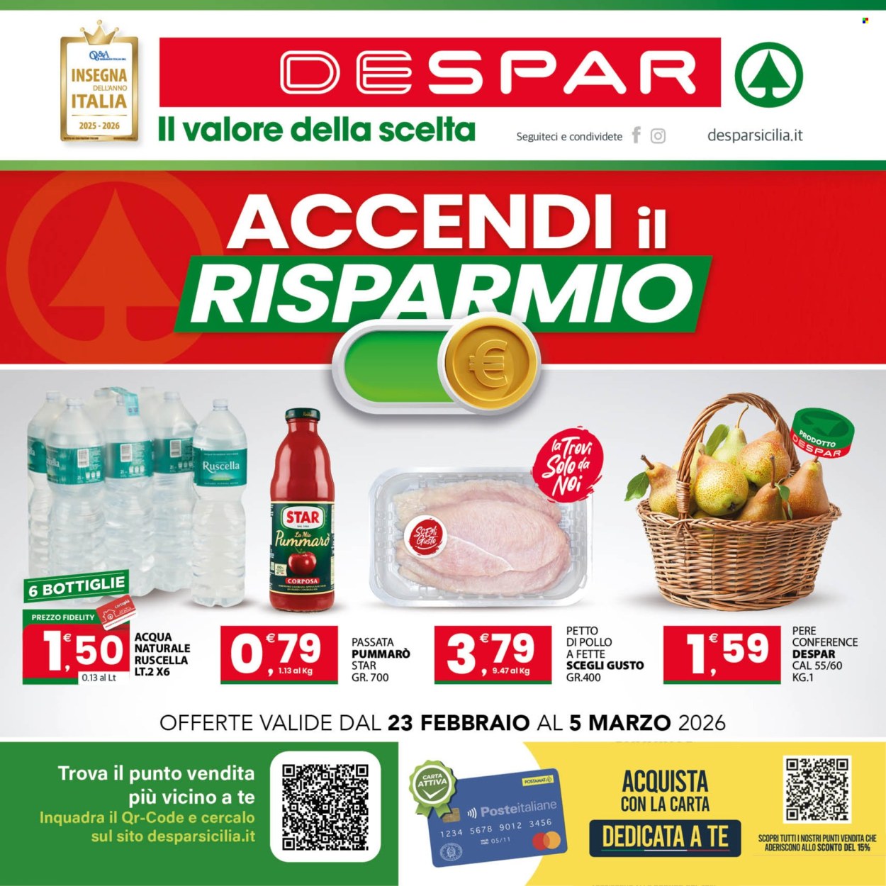 Volantino Despar - 23/2/2026 - 5/3/2026. Pagina 20