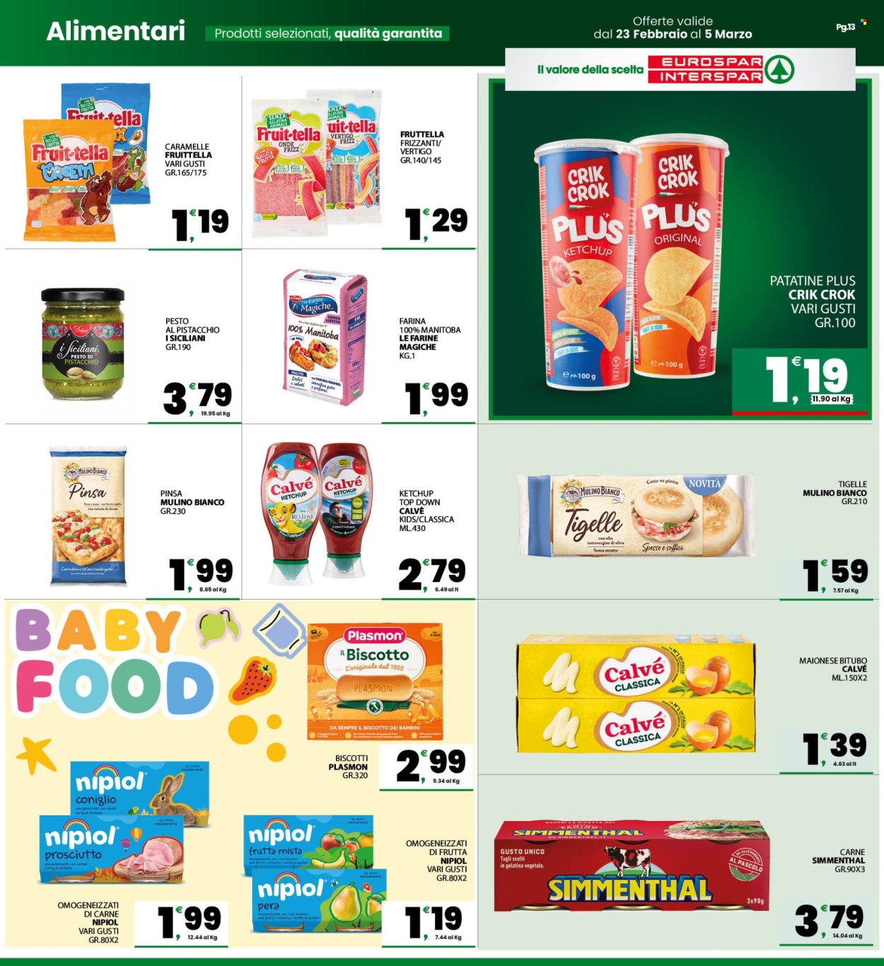 Volantino Eurospar - 23/2/2026 - 5/3/2026. Pagina 13