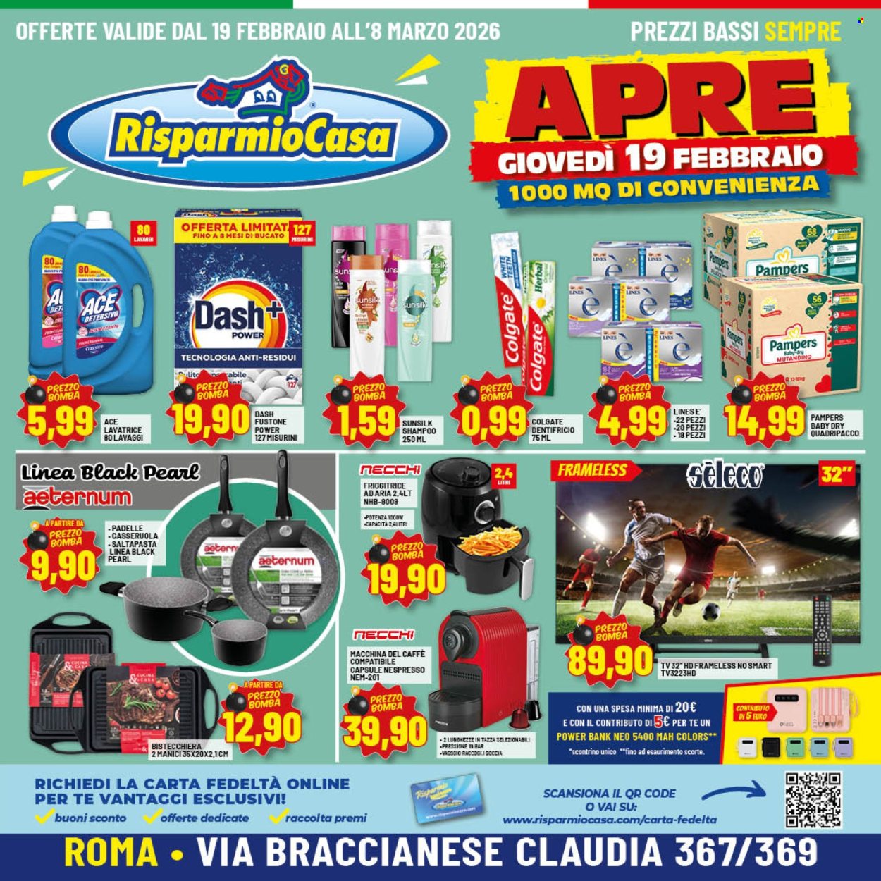 Volantino Risparmio Casa - 19/2/2026 - 8/3/2026. Pagina 1