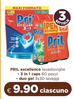 PRIL excellence lavastoviglie