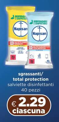 Napisán Salviette Disinfettanti
