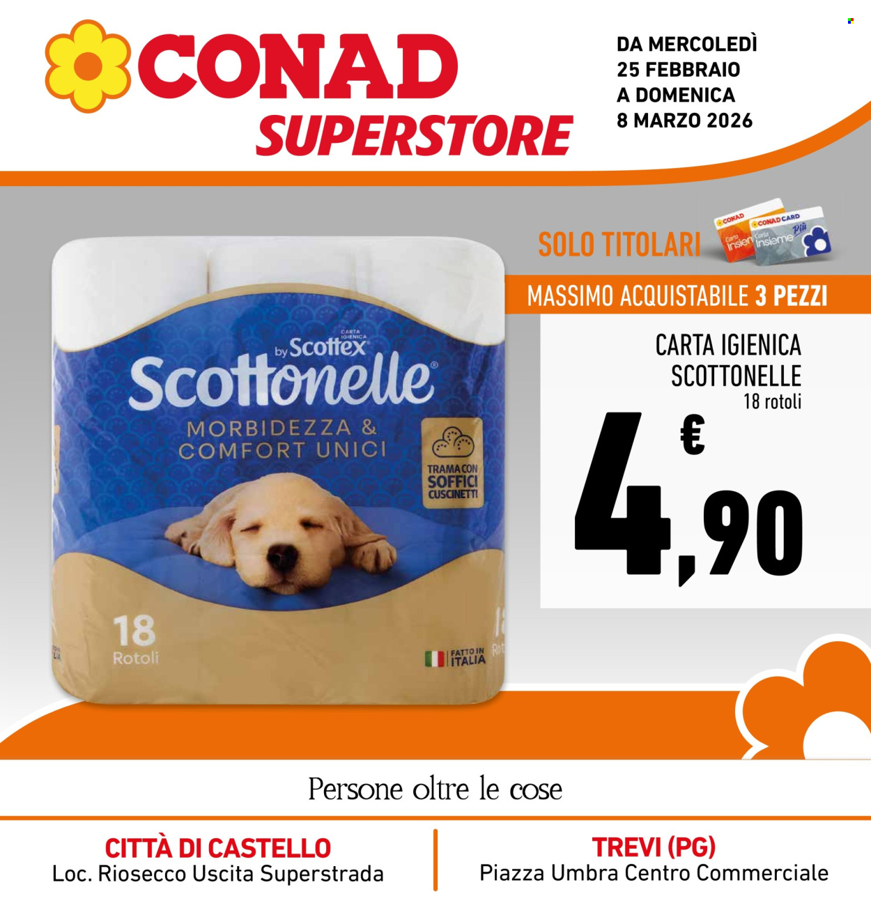 Volantino Conad Superstore - 25/2/2026 - 8/3/2026. Pagina 1