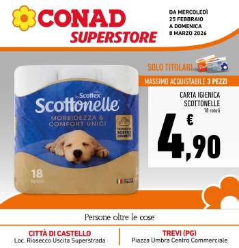 Volantino Conad Superstore - 25/2/2026 - 8/3/2026.