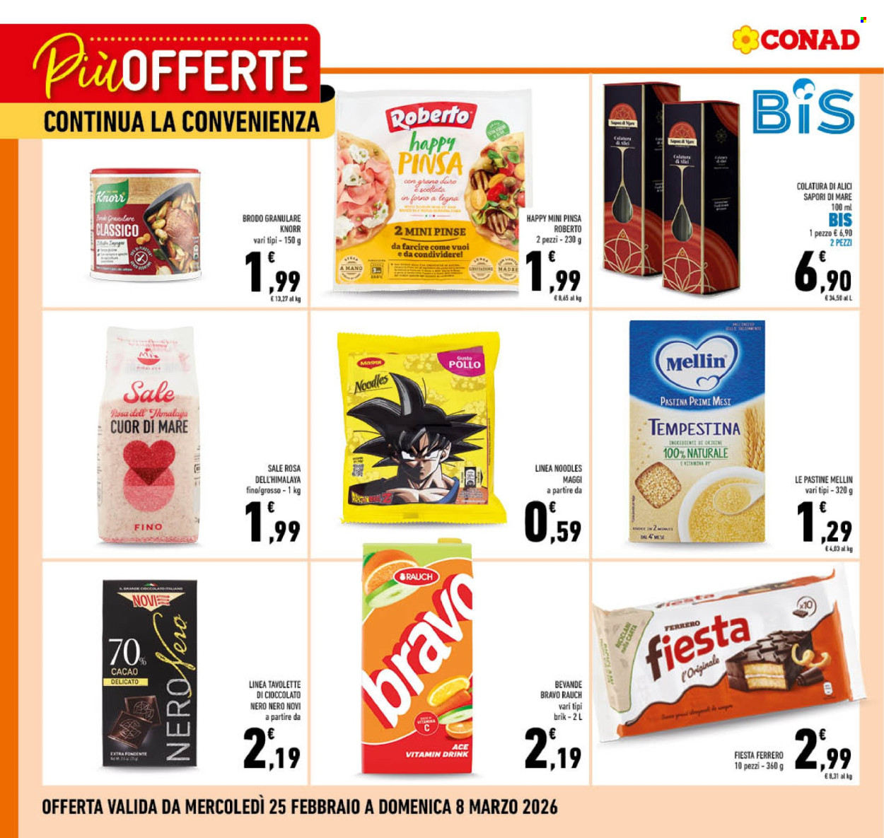 Volantino Conad - 25/2/2026 - 8/3/2026. Pagina 1