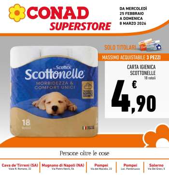 Volantino Conad Superstore - 25/2/2026 - 8/3/2026.
