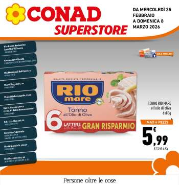 Volantino Conad Superstore - 25/2/2026 - 8/3/2026.