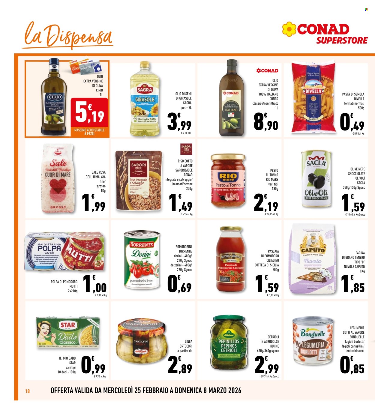 Volantino Conad - 25/2/2026 - 8/3/2026. Pagina 18