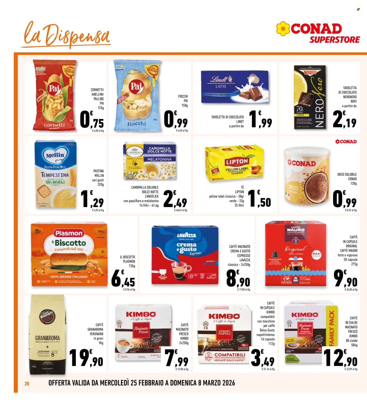 Volantino Conad - 25/2/2026 - 8/3/2026. Pagina 20