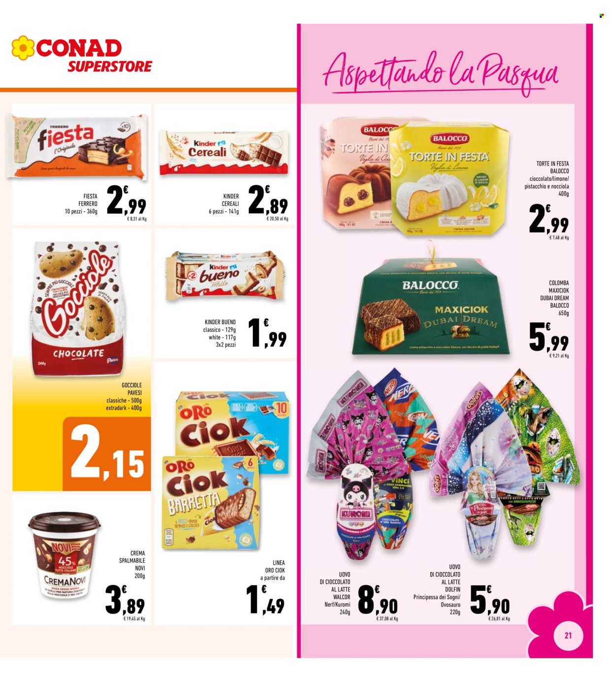 Volantino Conad - 25/2/2026 - 8/3/2026. Pagina 21