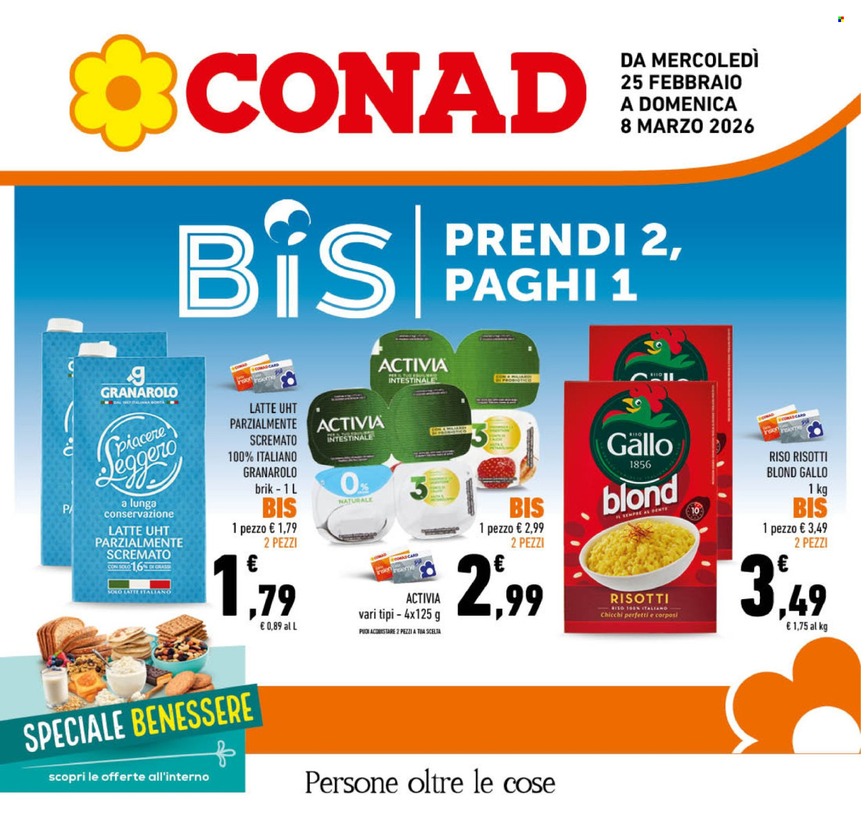 Volantino Conad - 25/2/2026 - 8/3/2026. Pagina 1