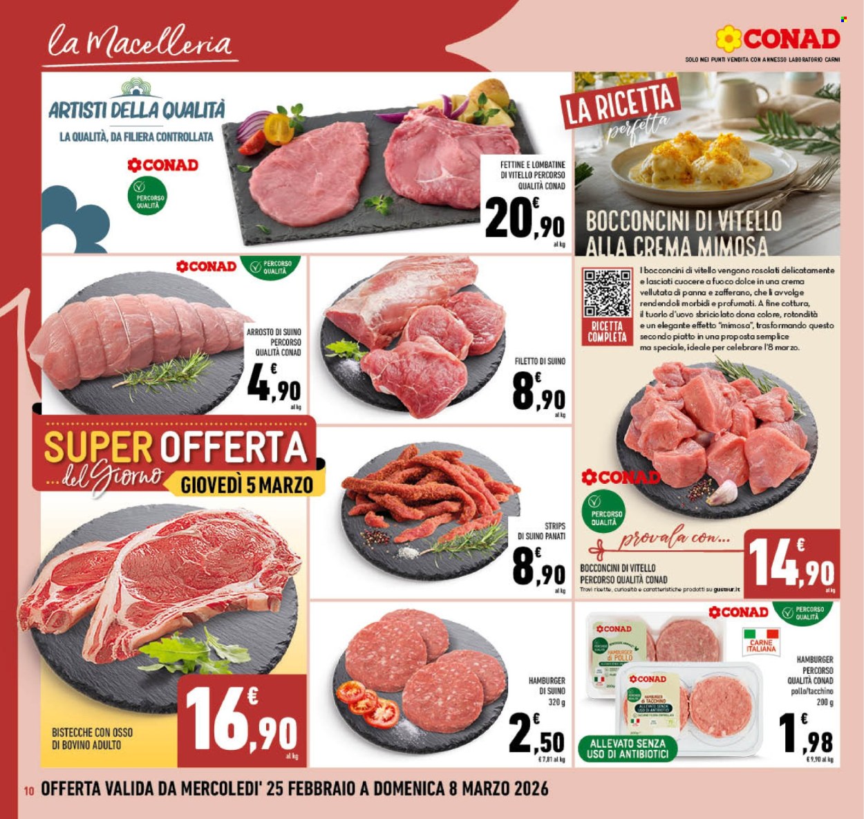 Volantino Conad - 25/2/2026 - 8/3/2026. Pagina 10