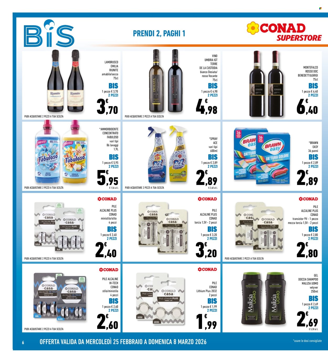 Volantino Conad Superstore - 25/2/2026 - 8/3/2026. Pagina 6