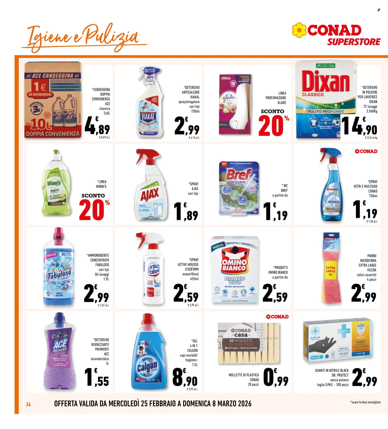 Volantino Conad Superstore - 25/2/2026 - 8/3/2026. Pagina 24