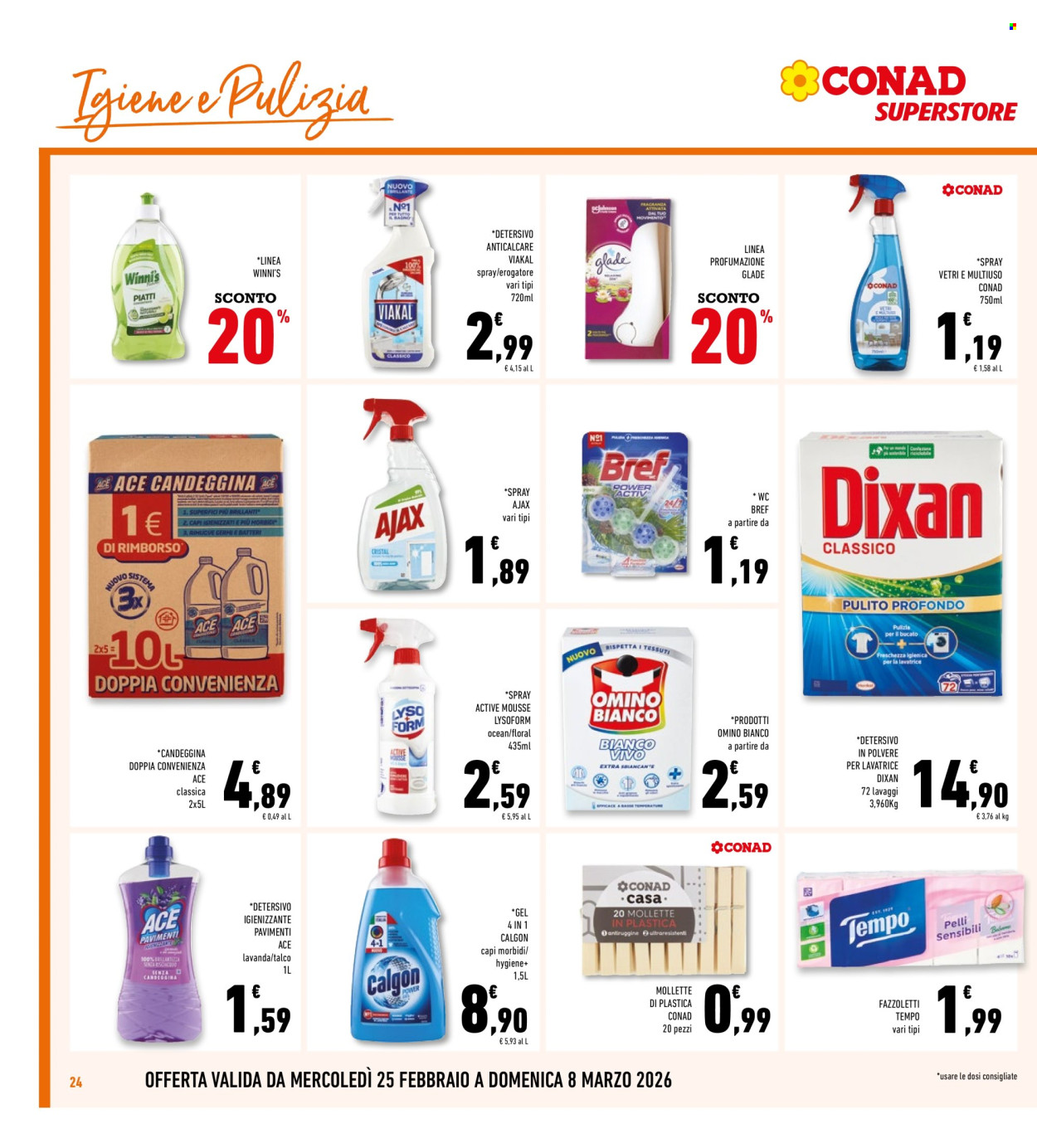 Volantino Conad Superstore - 25/2/2026 - 8/3/2026. Pagina 24