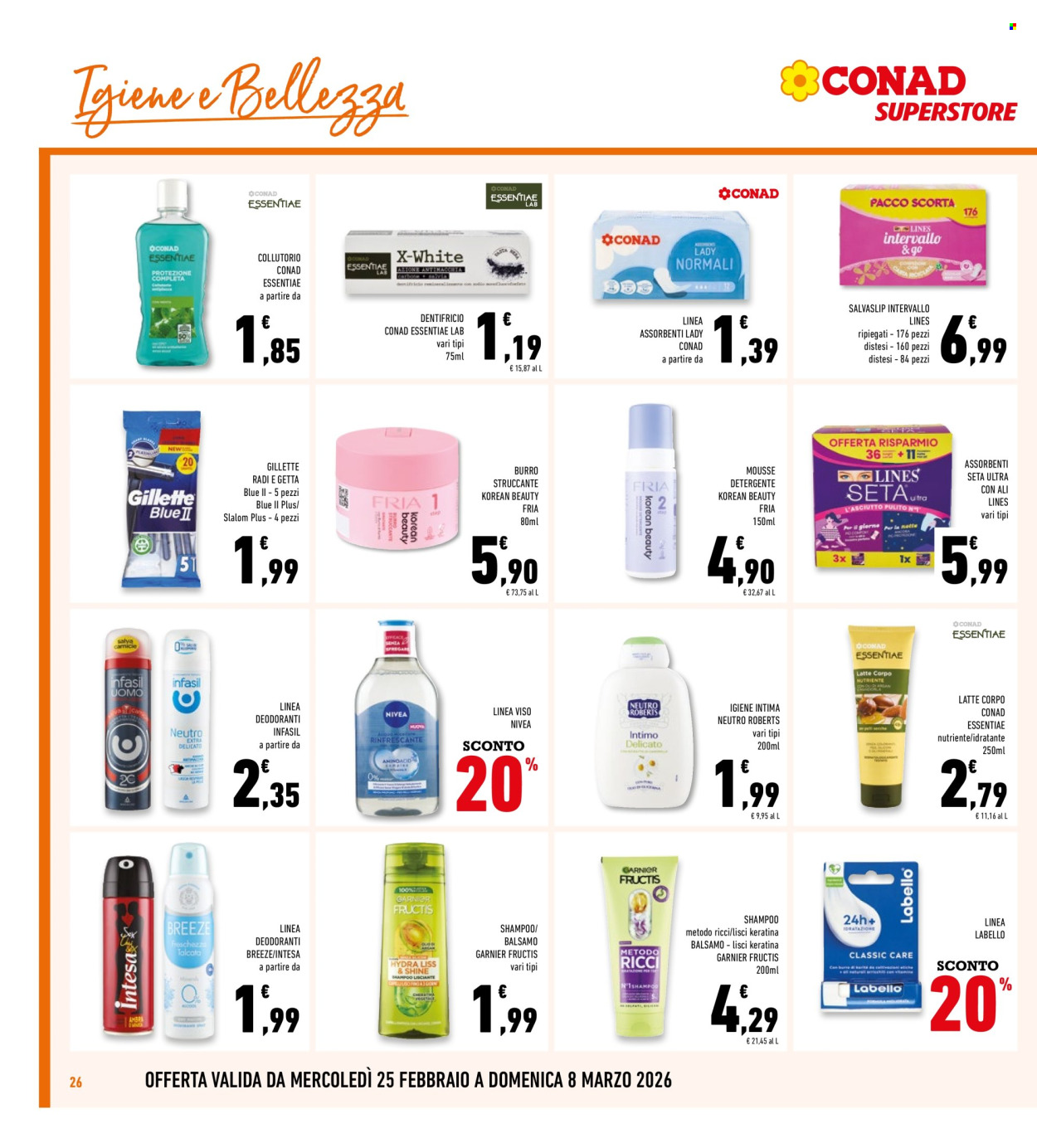 Volantino Conad Superstore - 25/2/2026 - 8/3/2026. Pagina 26