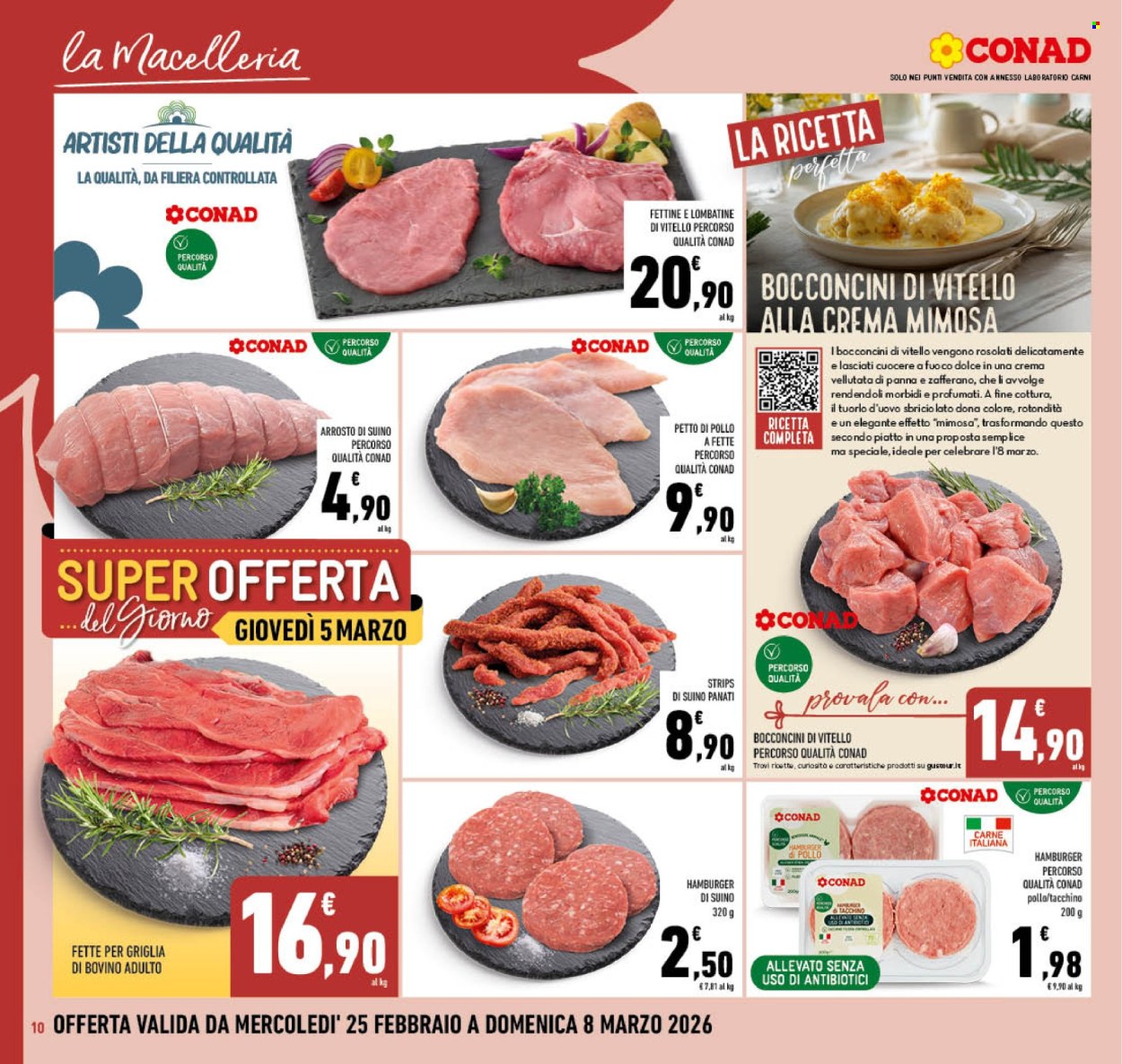 Volantino Conad - 25/2/2026 - 8/3/2026. Pagina 10