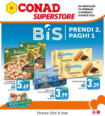 Volantino Conad Superstore - 25/2/2026 - 8/3/2026.