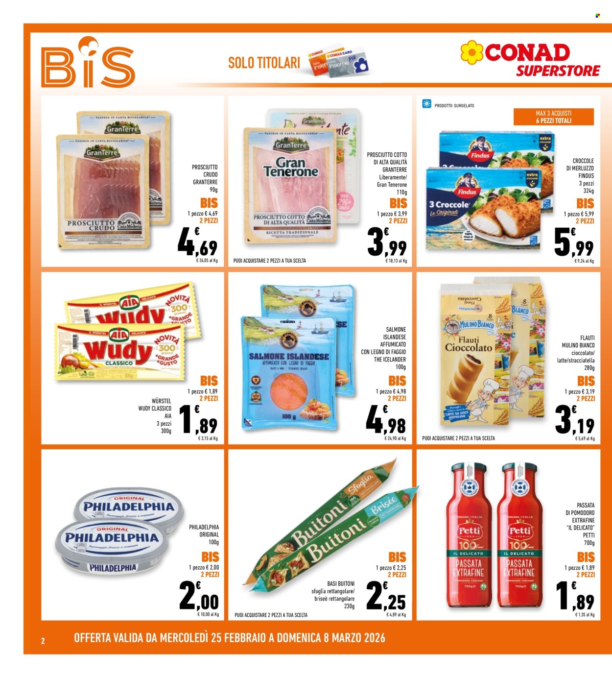 Volantino Conad Superstore - 25/2/2026 - 8/3/2026. Pagina 2
