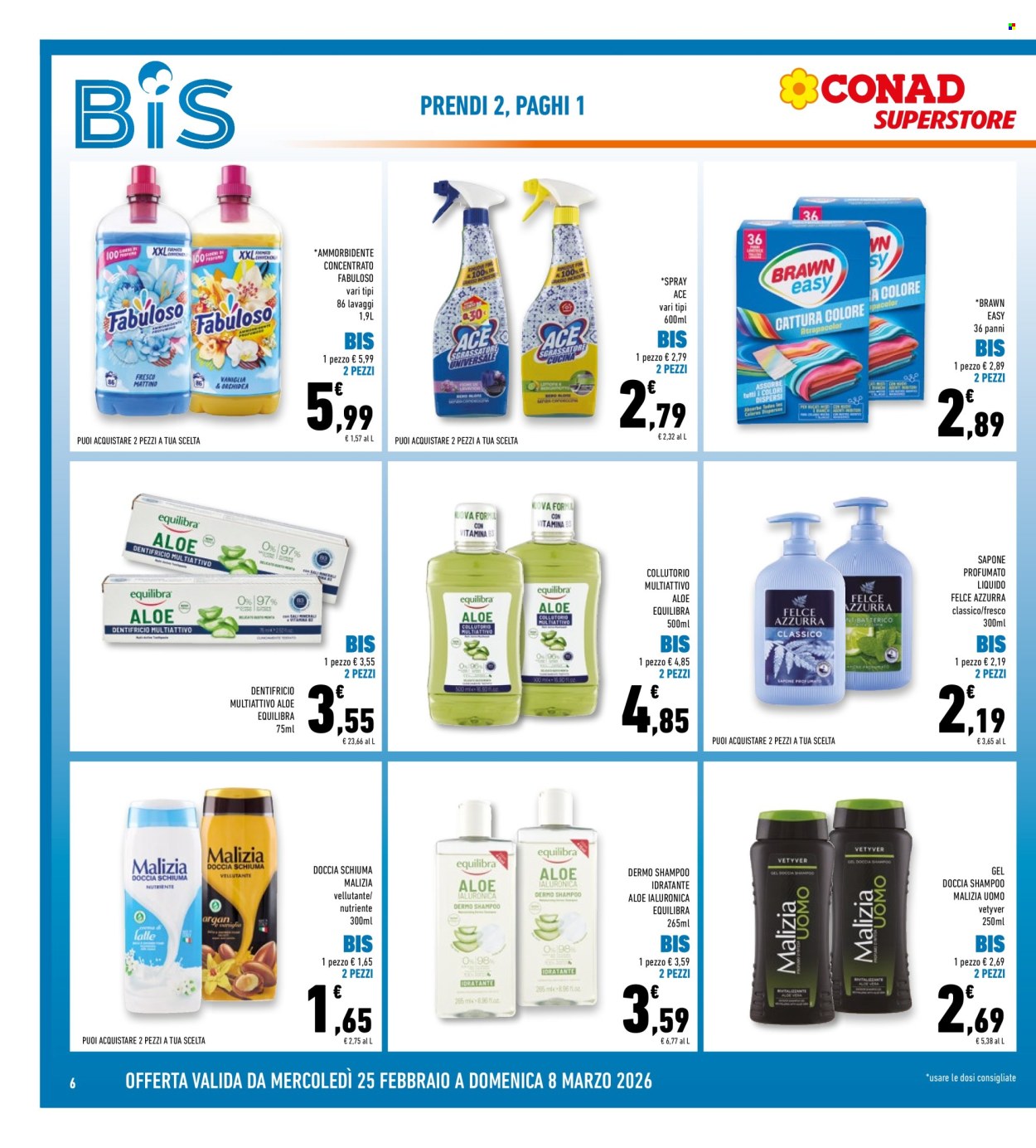 Volantino Conad Superstore - 25/2/2026 - 8/3/2026. Pagina 6