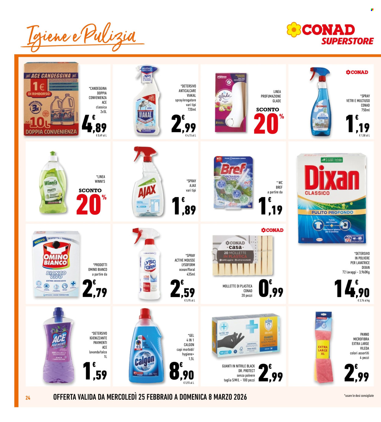 Volantino Conad Superstore - 25/2/2026 - 8/3/2026. Pagina 24