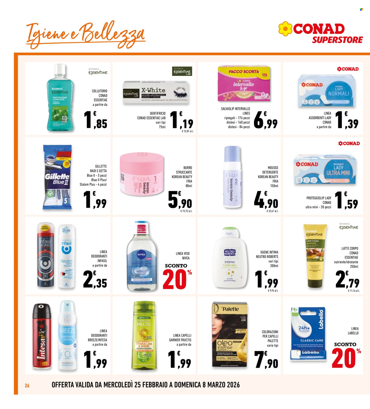 Volantino Conad Superstore - 25/2/2026 - 8/3/2026. Pagina 26