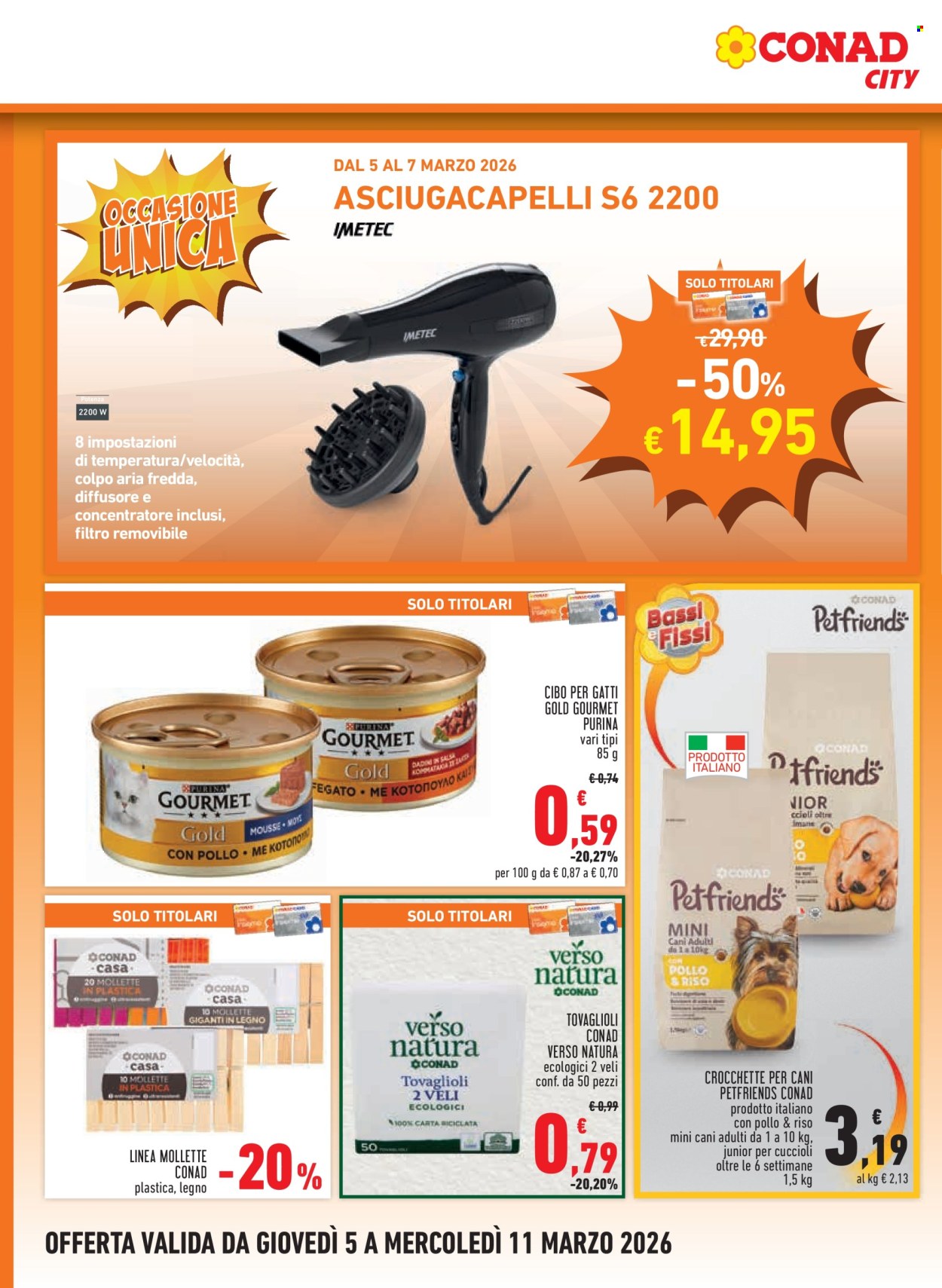 Volantino Conad City - 5/3/2026 - 11/3/2026. Pagina 16