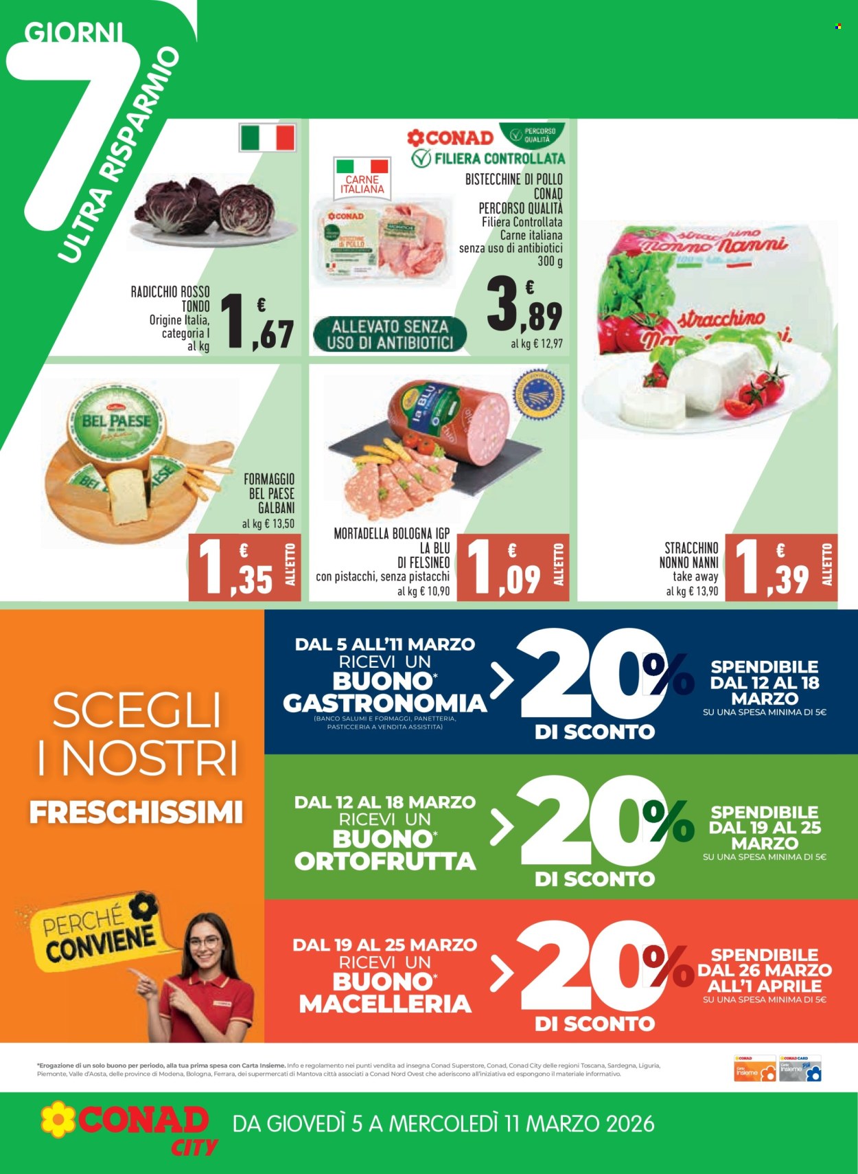 Volantino Conad City - 5/3/2026 - 11/3/2026. Pagina 18