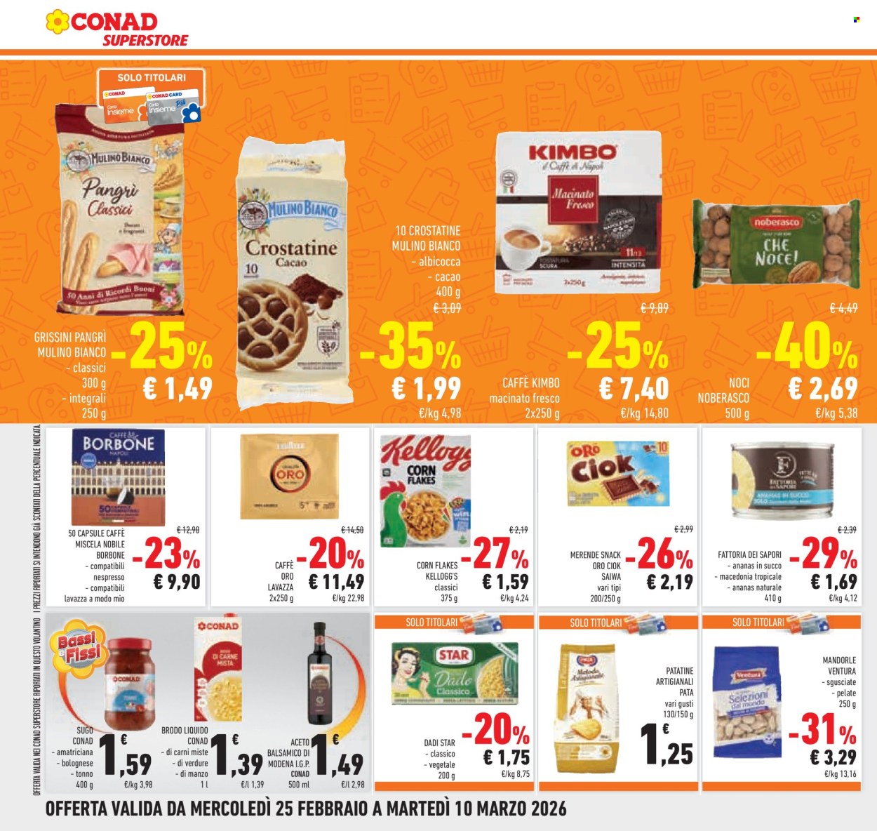 Volantino Conad Superstore - 25/2/2026 - 10/3/2026. Pagina 22