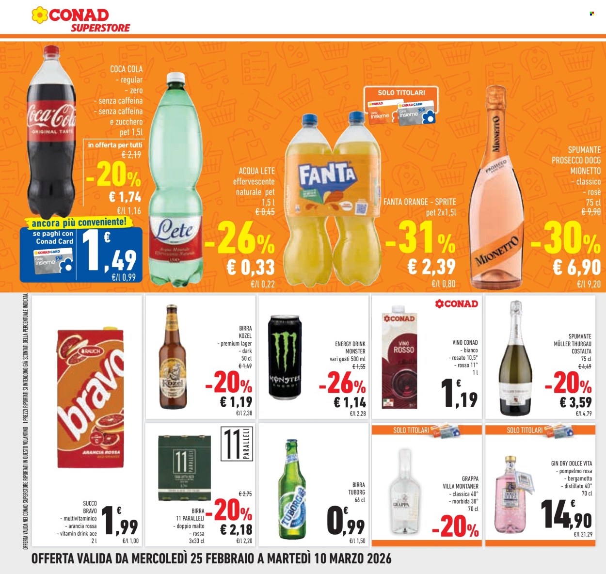 Volantino Conad Superstore - 25/2/2026 - 10/3/2026. Pagina 26