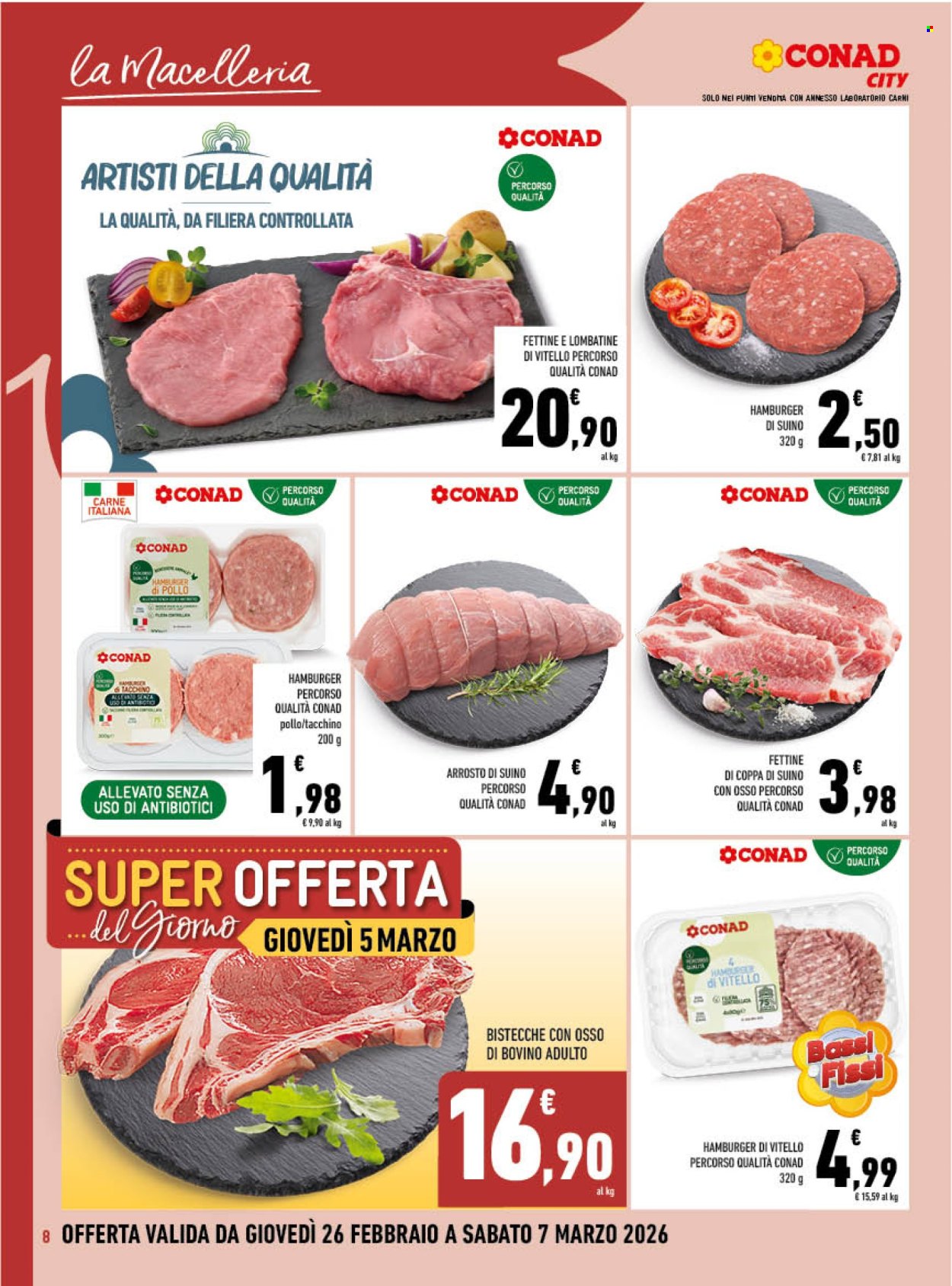 Volantino Conad - 26/2/2026 - 7/3/2026. Pagina 8