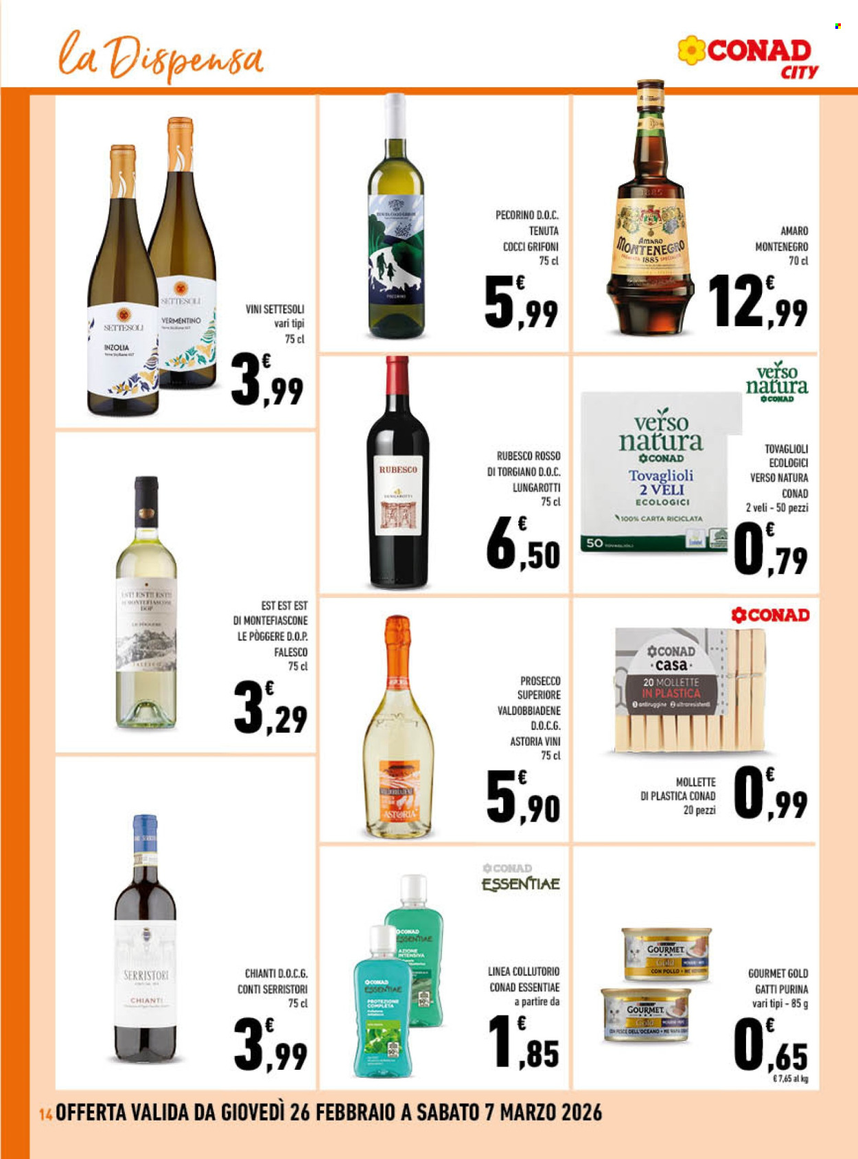 Volantino Conad - 26/2/2026 - 7/3/2026. Pagina 14