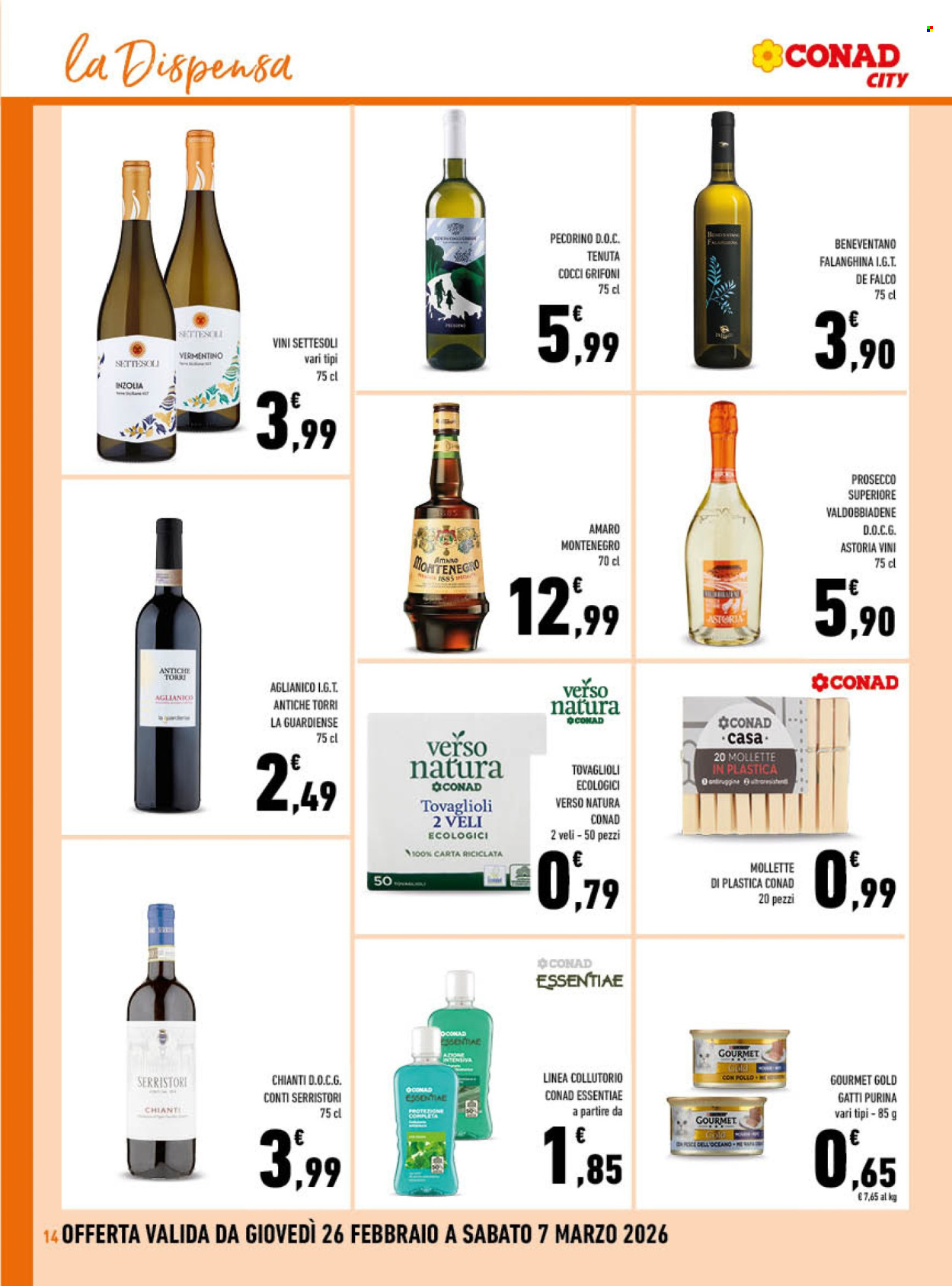 Volantino Conad - 26/2/2026 - 7/3/2026. Pagina 14