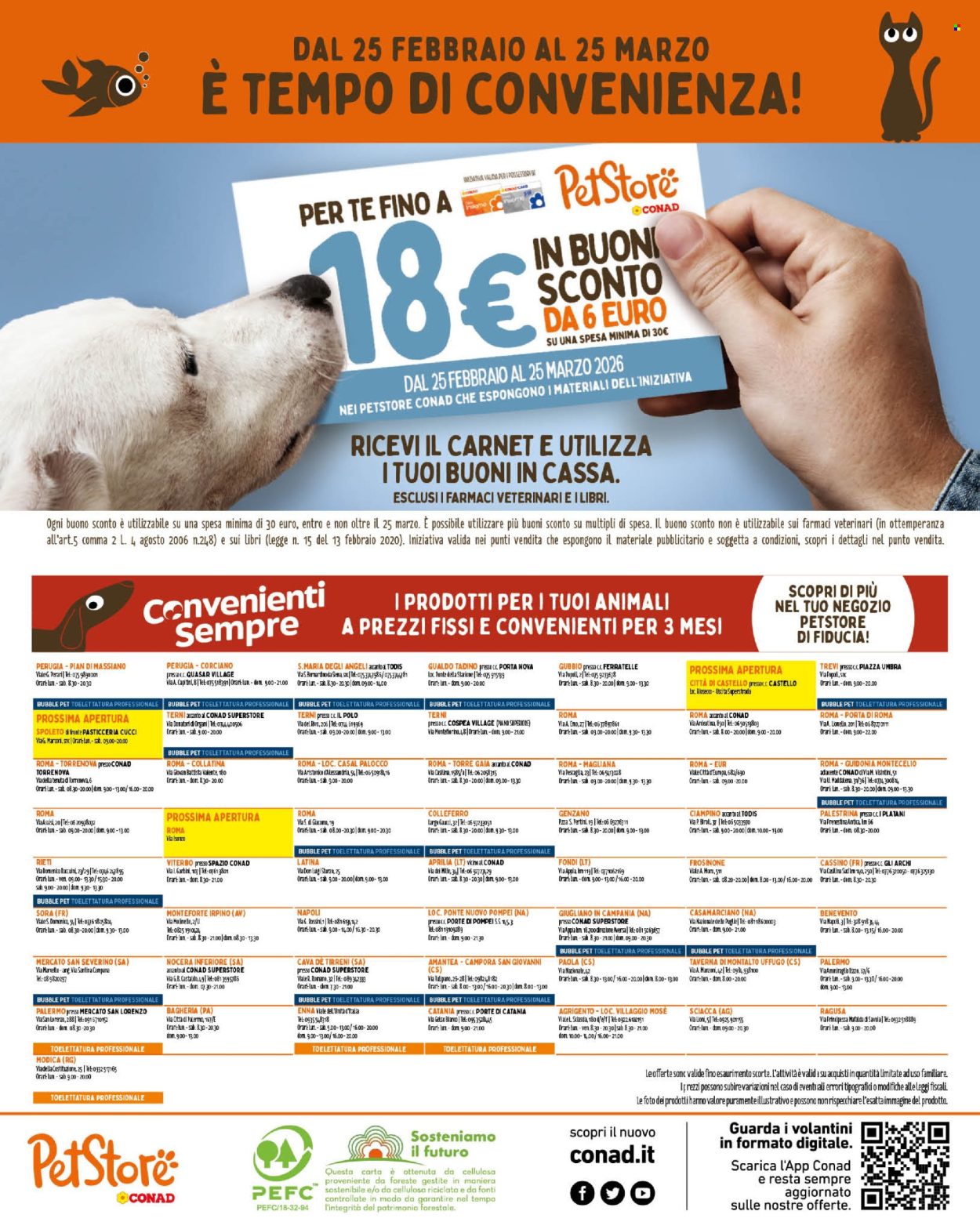 Volantino Pet Store Conad - 25/2/2026 - 25/3/2026. Pagina 8