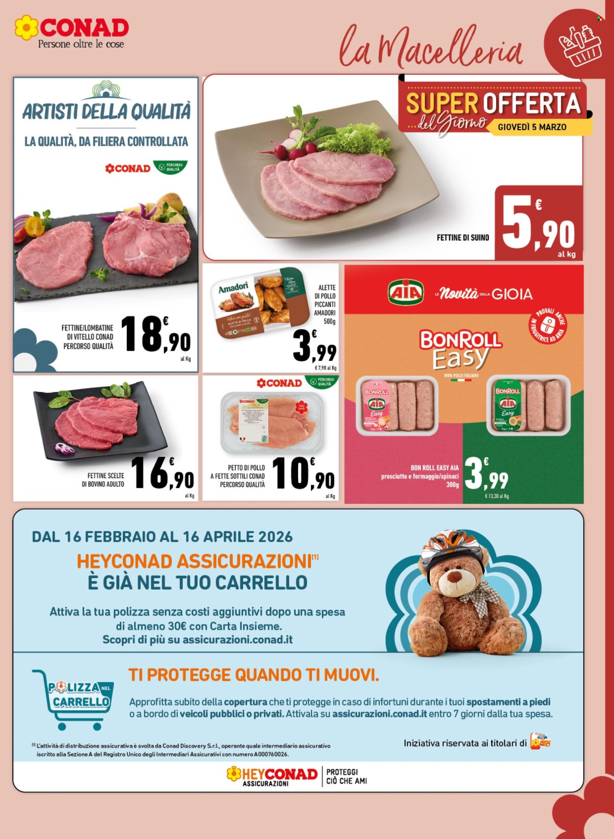 Volantino Conad - 26/2/2026 - 7/3/2026. Pagina 5