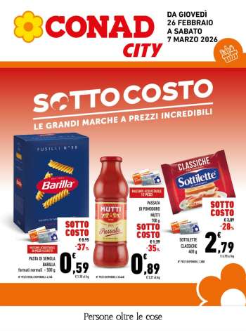 Volantino Conad City - 26/2/2026 - 7/3/2026.