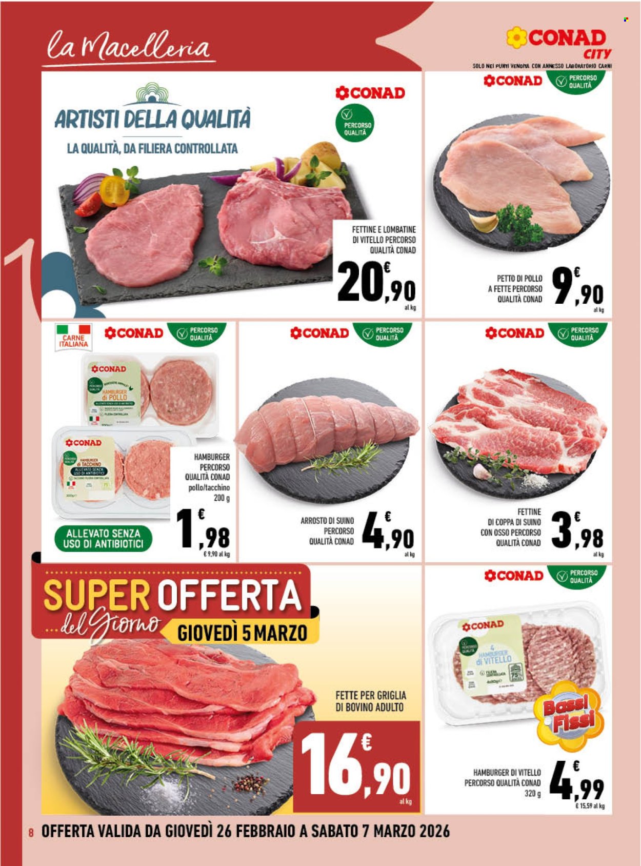 Volantino Conad City - 26/2/2026 - 7/3/2026. Pagina 8