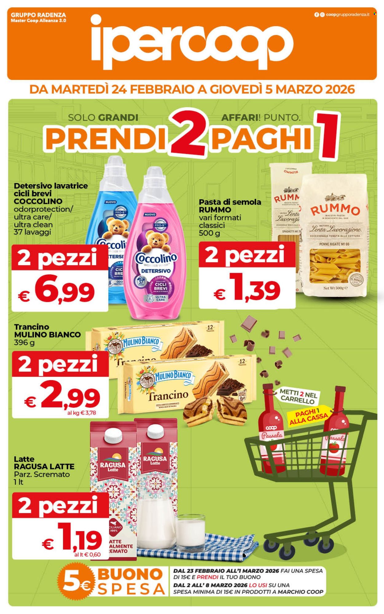 Volantino Coop - 24/2/2026 - 5/3/2026. Pagina 1