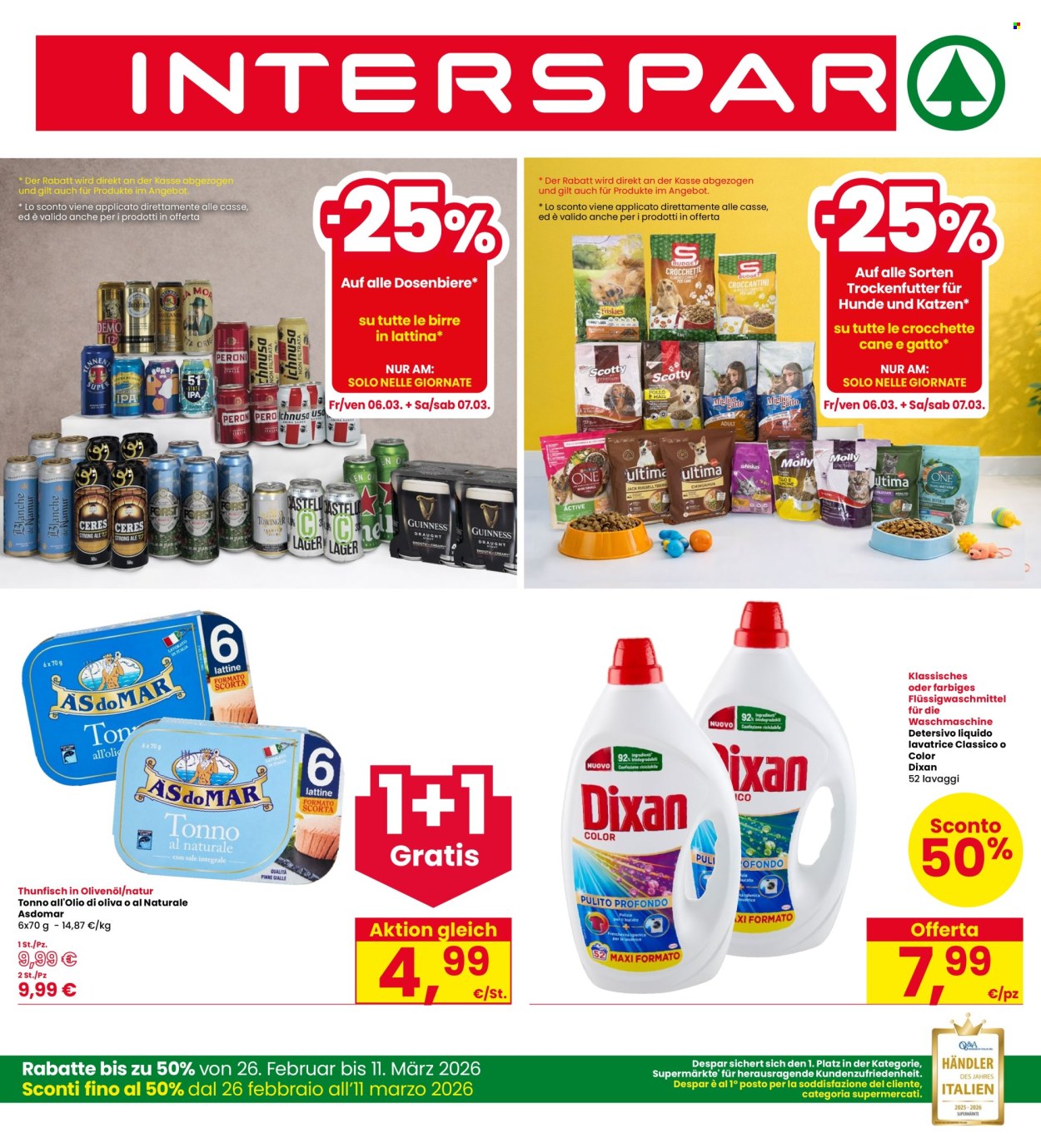 Volantino Interspar - 26/2/2026 - 11/3/2026. Pagina 1