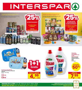 Volantino Interspar - 26/2/2026 - 11/3/2026.