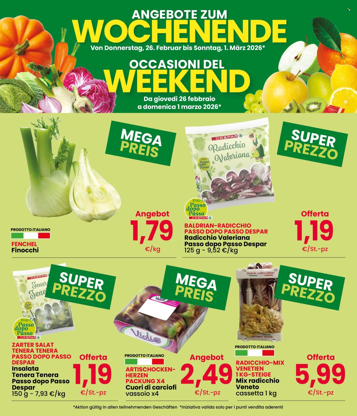 Volantino Eurospar - 26/2/2026 - 1/3/2026. Pagina 3