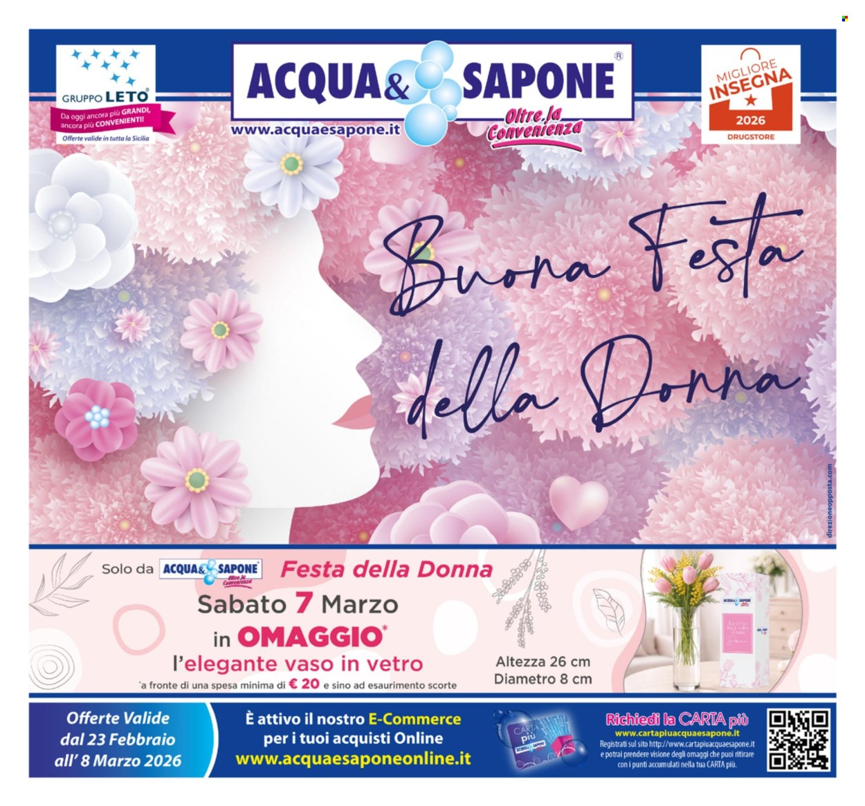 Volantino Acqua & Sapone - 23/2/2026 - 8/3/2026. Pagina 1