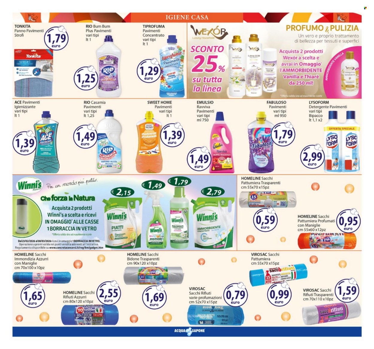 Volantino Acqua & Sapone - 23/2/2026 - 8/3/2026. Pagina 16