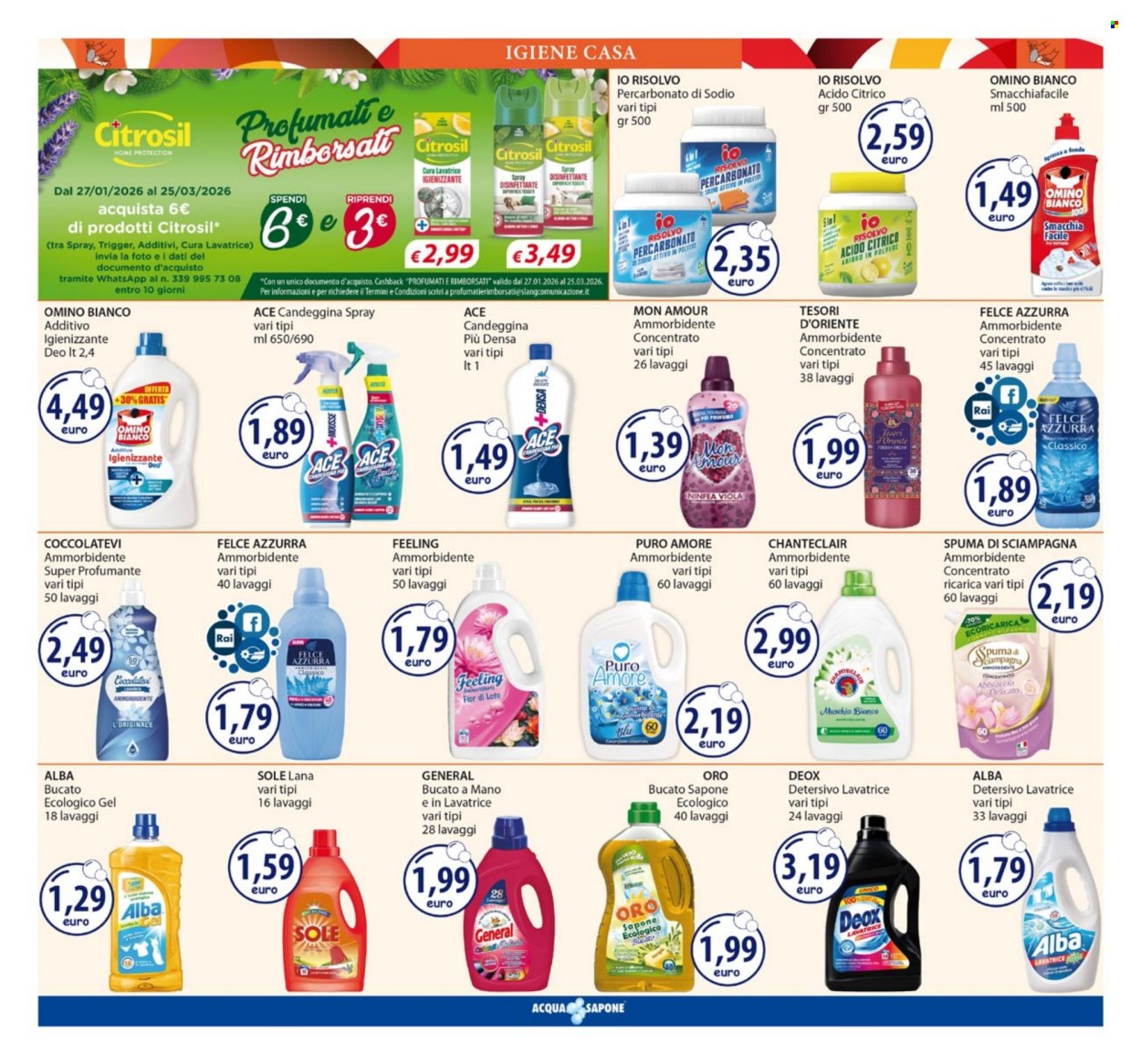 Volantino Acqua & Sapone - 23/2/2026 - 8/3/2026. Pagina 19