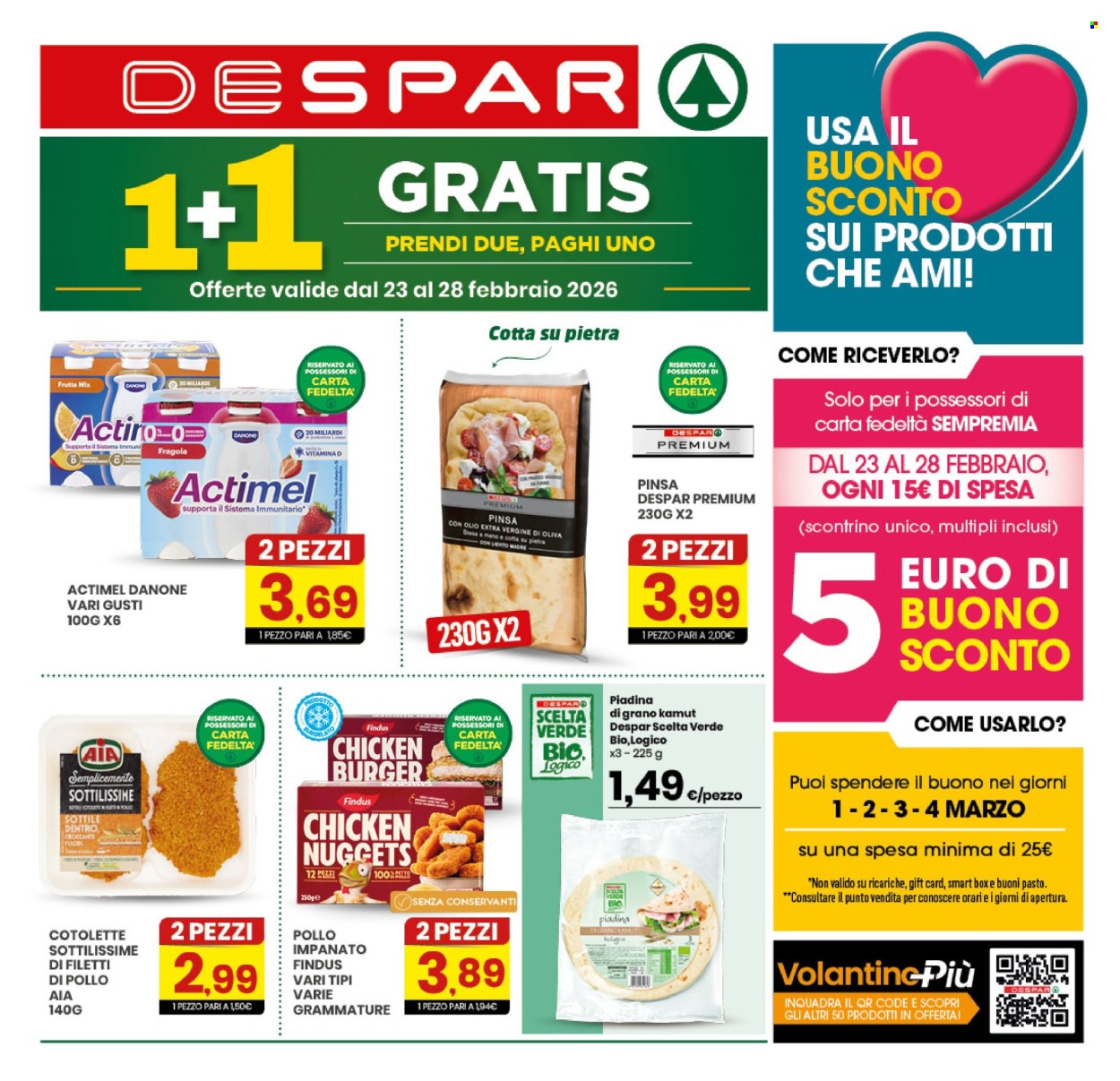Volantino Despar - 23/2/2026 - 28/2/2026. Pagina 1