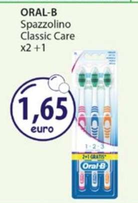 ORAL-B Spazzolino Classic Care x2 +1