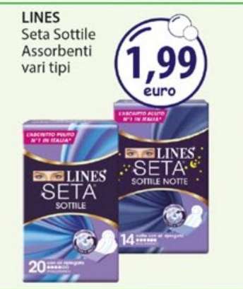 LINES Seta Sottile Assorbenti