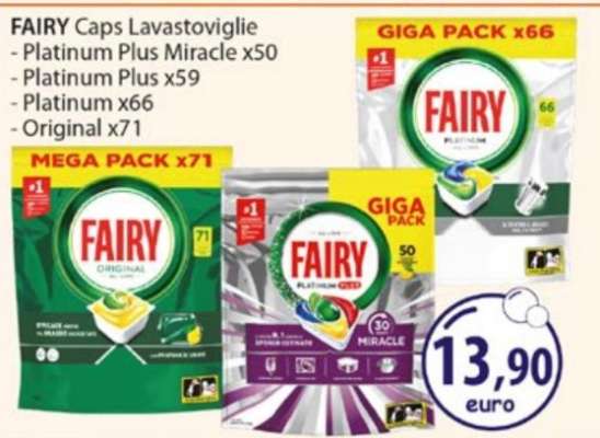 FAIRY Caps Lavastoviglie